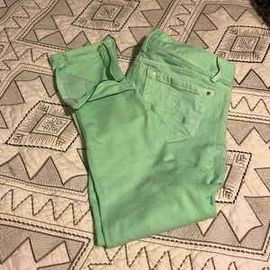 Lilly Pulitzer Skinny Mini Jeans Mint